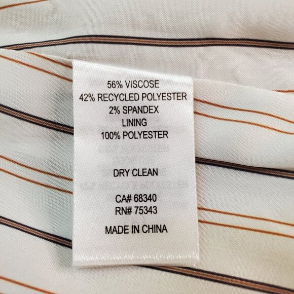 NWT RACHEL ZOE SZ 6 Basket Weave Long Vest With Gold Tone Buttons Tan Beige - Picture 8 of 9